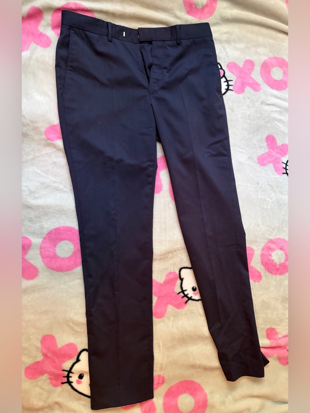 Women’s Kenneth Cole Hörst Navy Work Trousers size 31 inches regular